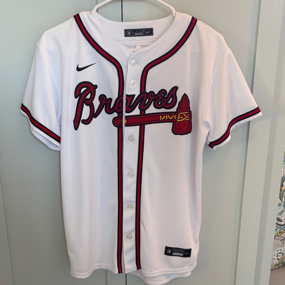 Nike White Atlanta Braves Jersey